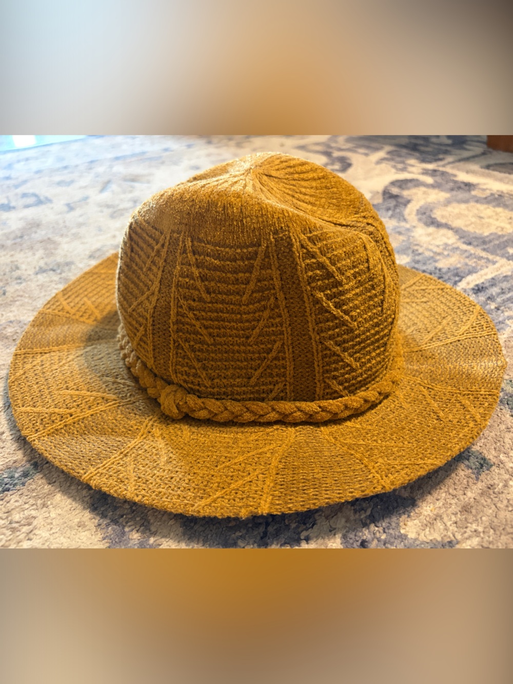 Altar'd State Braided Band Hat - Warm Tan Brown